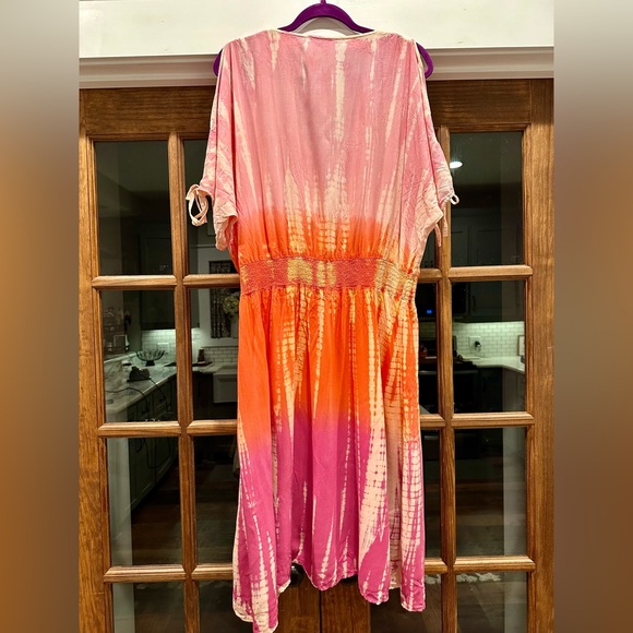 Simply Southern Tie-dye Open Sleeve Tie Closure Elastic Waist Size XL - Picture 8 of 10